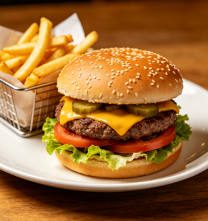 Classic Beef Burger Single Meal